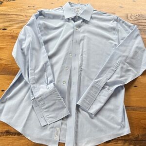 Brooks Brothers Light Blue French Cuff Dress Shirt - 16-1/2 - 35
